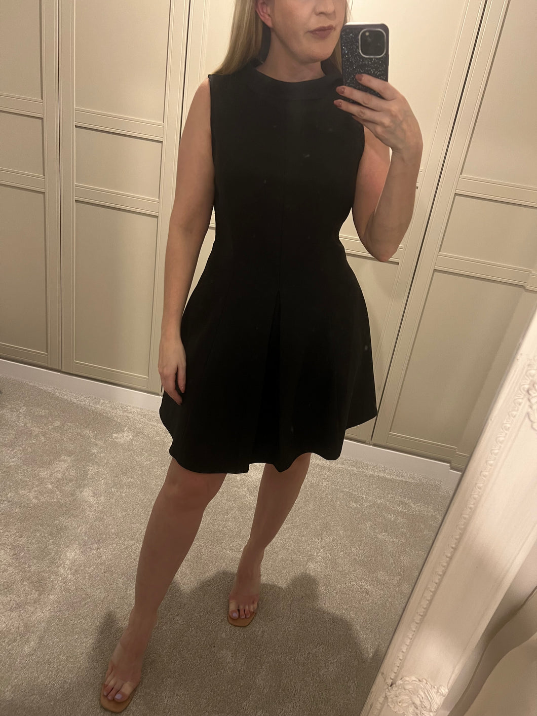 Black skater dress