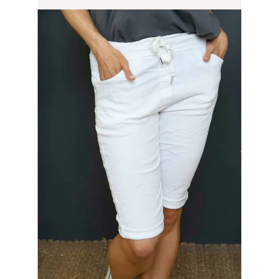 White magic shorts