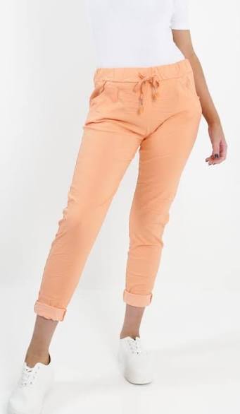 Peach magic pants