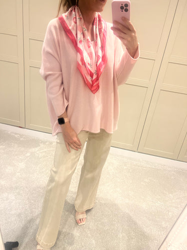 Square strawberry scarf