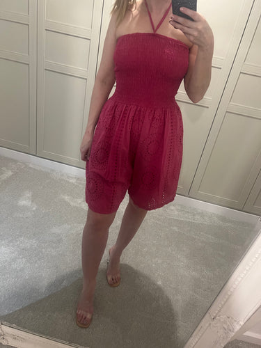 Pink playsuit
