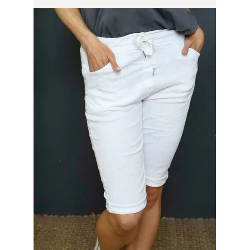 White magic shorts