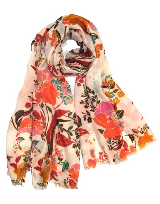 Floral scarf