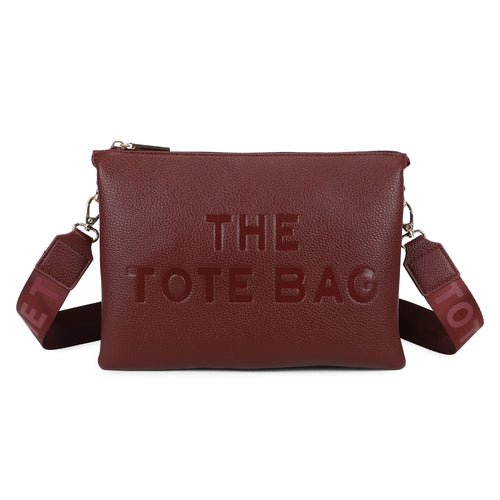 Wine crossbody bag