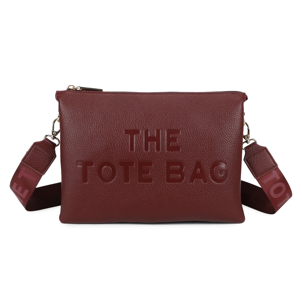 Wine crossbody bag